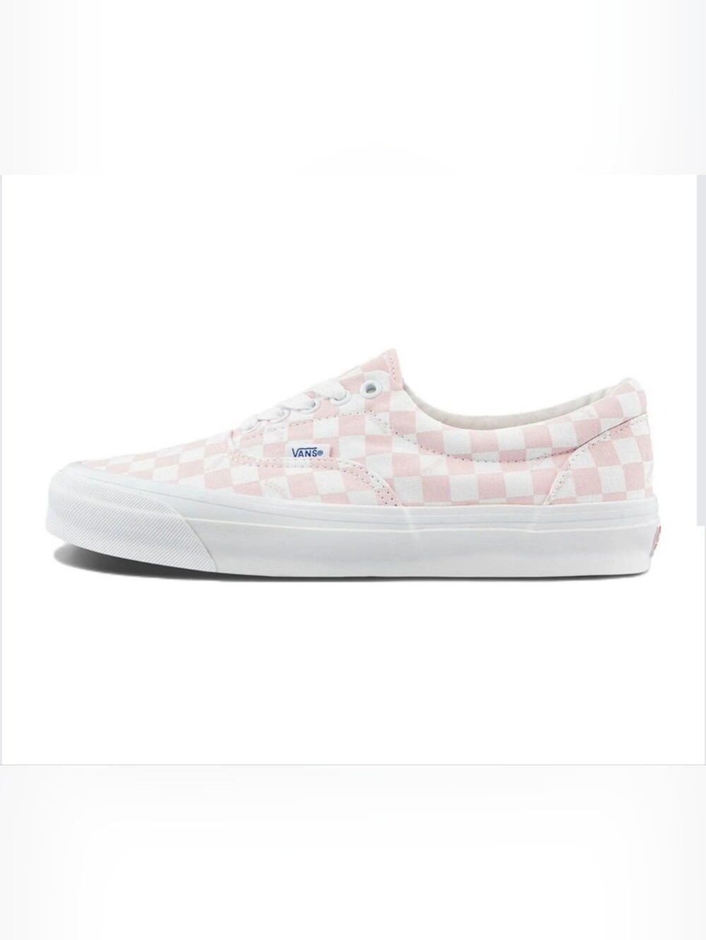VANS OG ERA LX PINK CHECKERED SKATE SHOES, Men NWB, 9, WOMEN 10.5, NIB